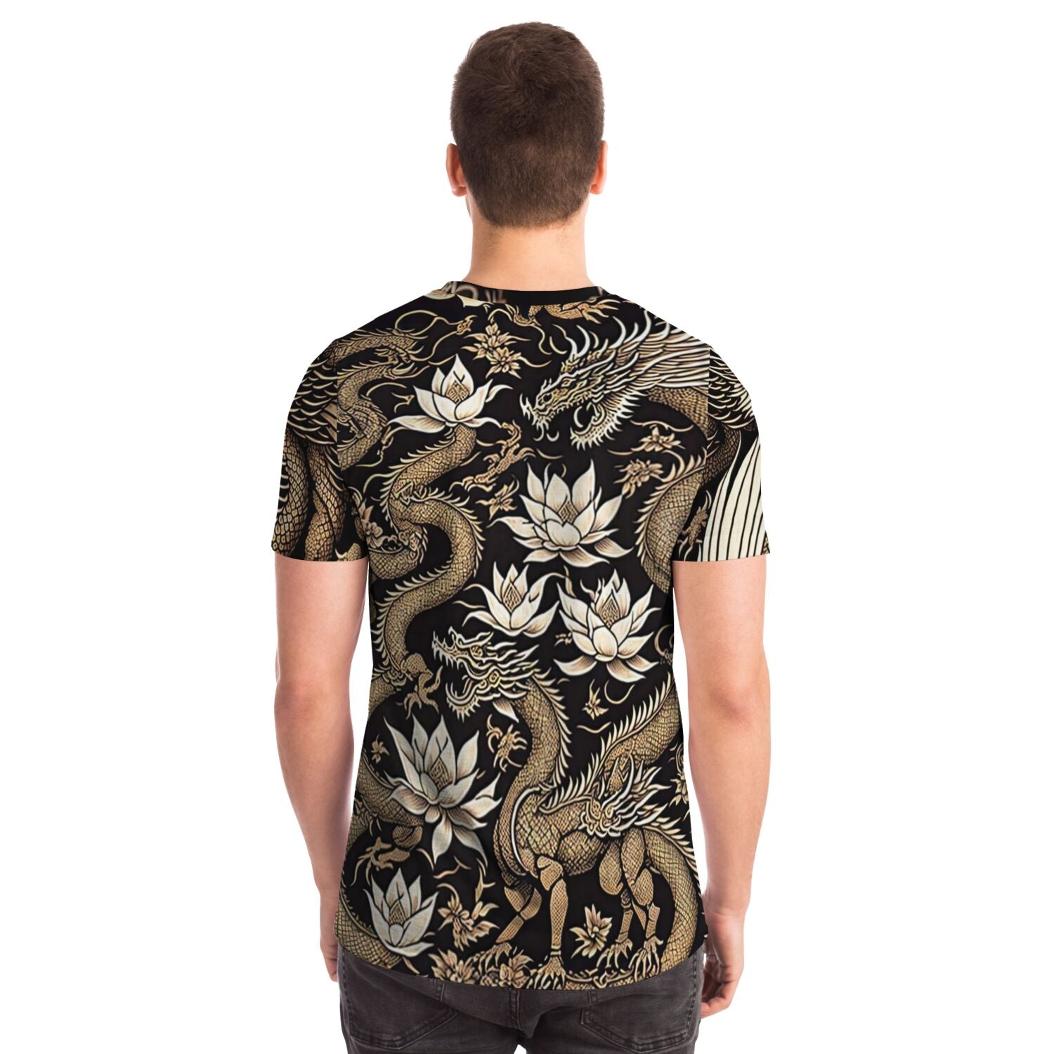 T-shirt Medieval Basilisk: Ancient Greek Mythology | King of Serpents, Snakes | Golden Scaled Dragon, Reptile Graphic Art T-Shirt