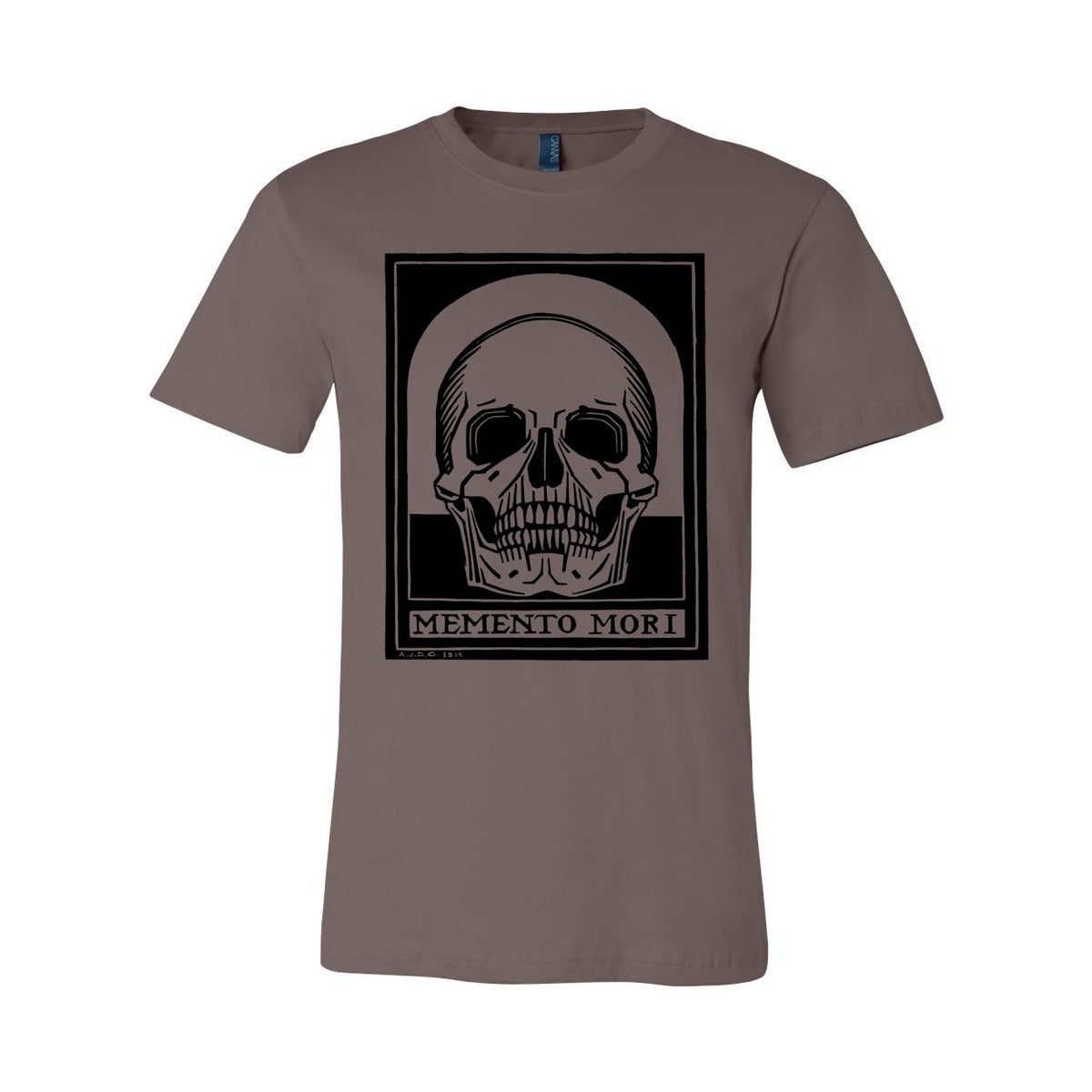 Memento Mori Skull Shirt | Dark Art Occult Gothic Skeleton | Dark Academia Cottagegore Vintage Graphic Art T-Shirt