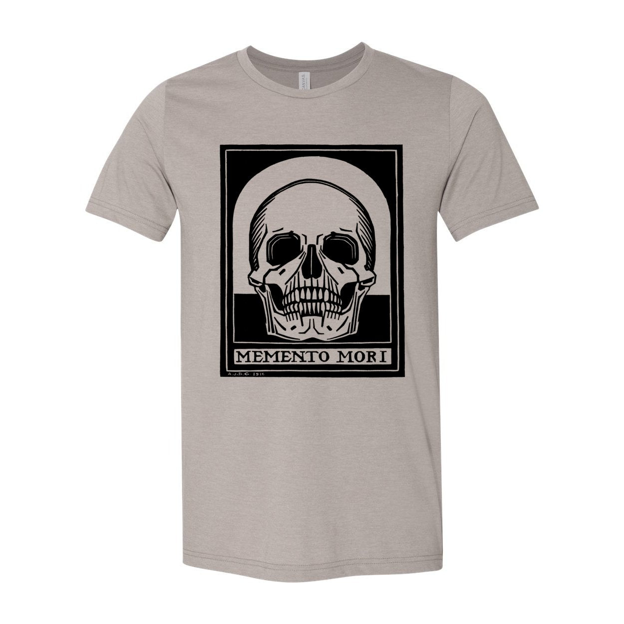Memento Mori Skull Shirt | Dark Art Occult Gothic Skeleton | Dark Academia Cottagegore Vintage Graphic Art T-Shirt