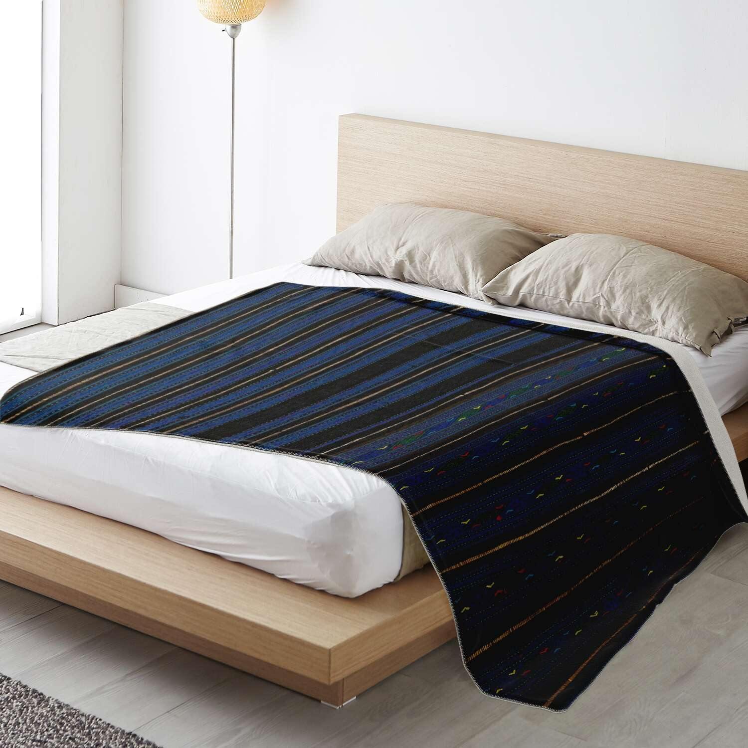 MIAO ANTIQUE WEAVING DESIGN | Sherpa Fleece Blanket