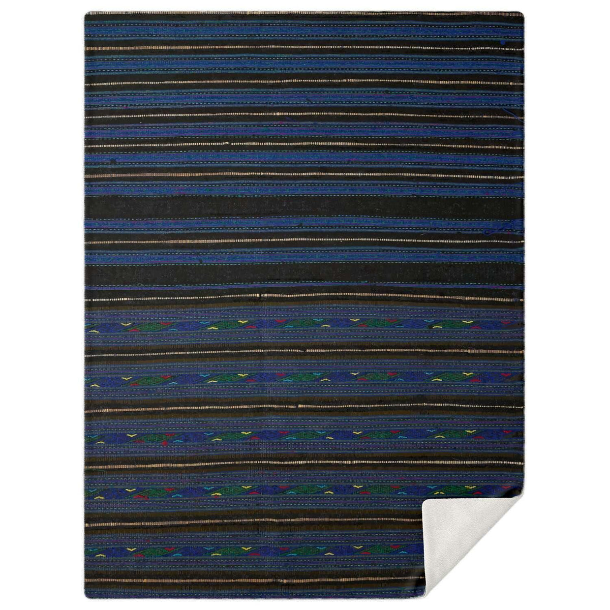 MIAO ANTIQUE WEAVING DESIGN | Sherpa Fleece Blanket