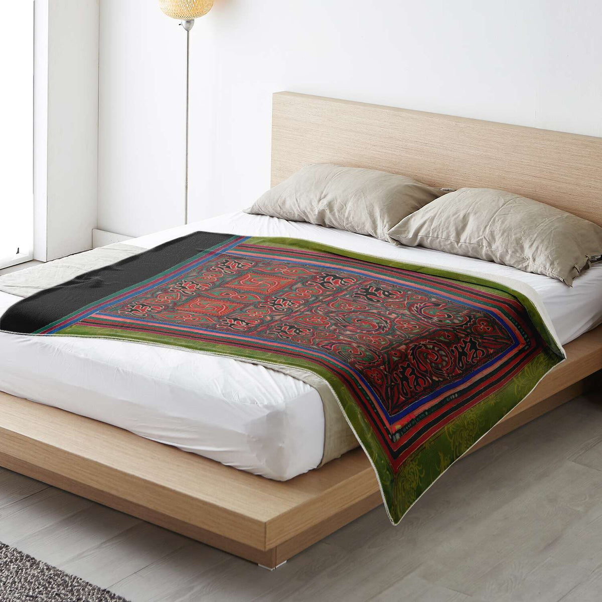 MIAO CULTURE 19TH-CENTURY DESIGN | Sherpa Fleece Blanket