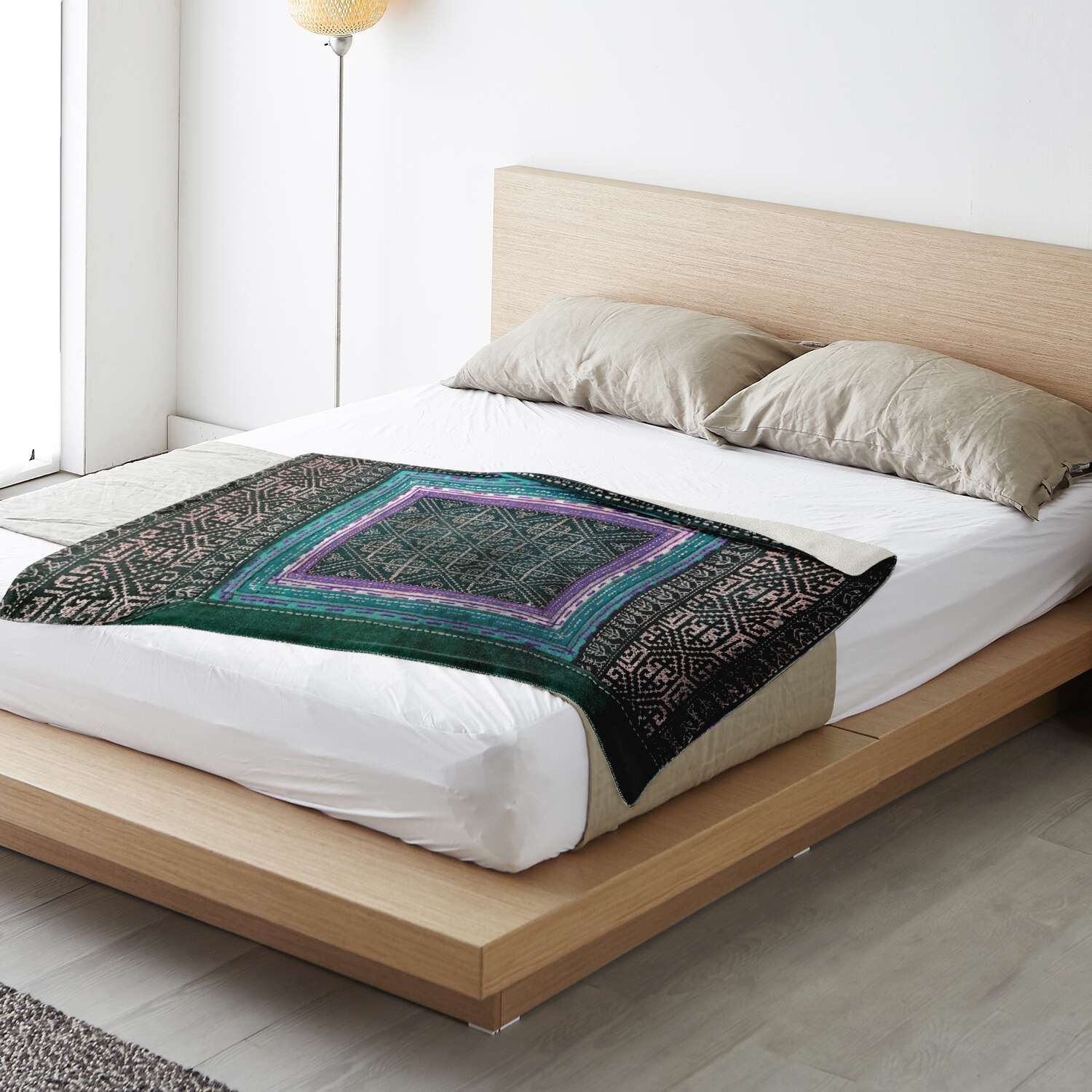 MIAO CULTURE 19TH-CENTURY DESIGN | Sherpa Fleece Blanket