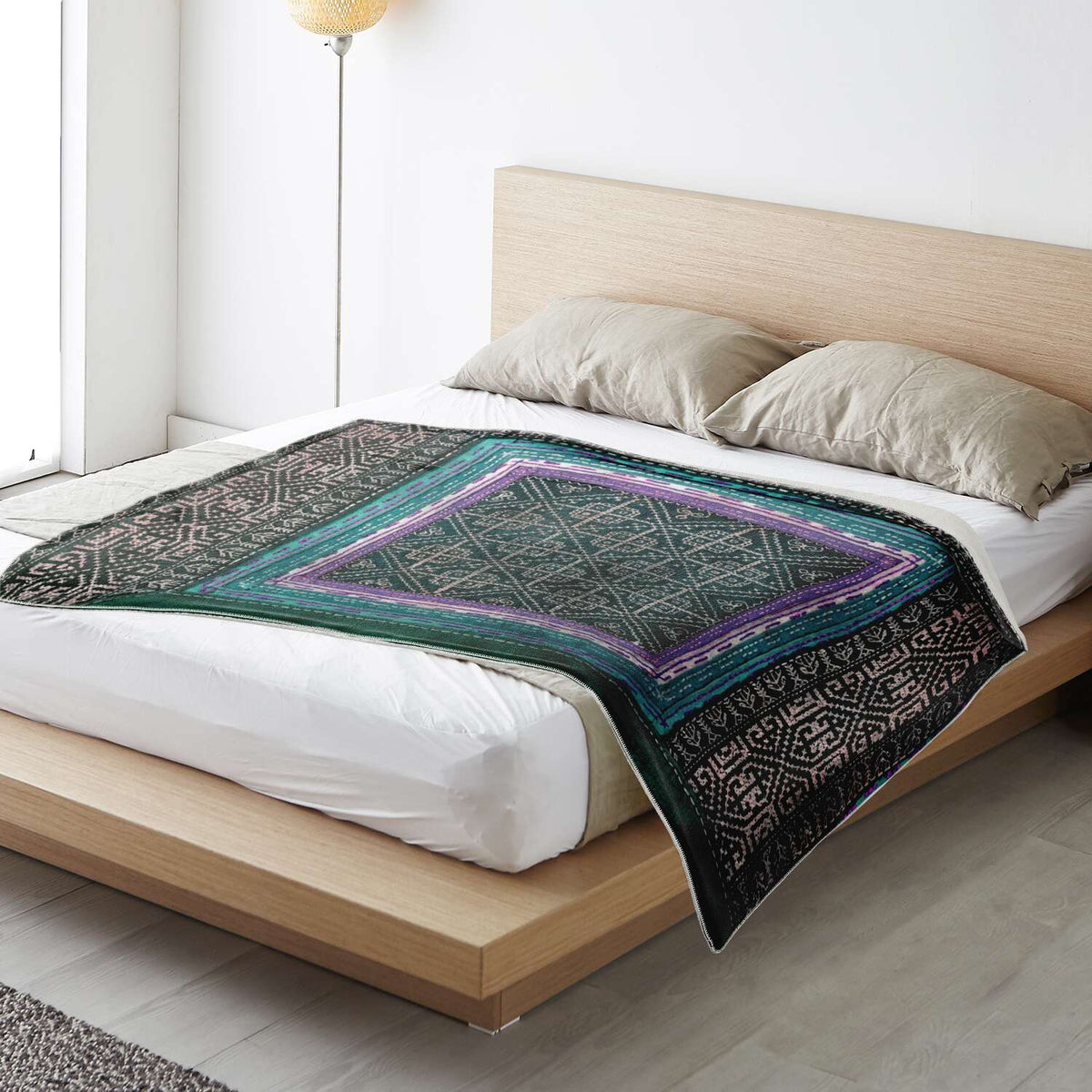 MIAO CULTURE 19TH-CENTURY DESIGN | Sherpa Fleece Blanket