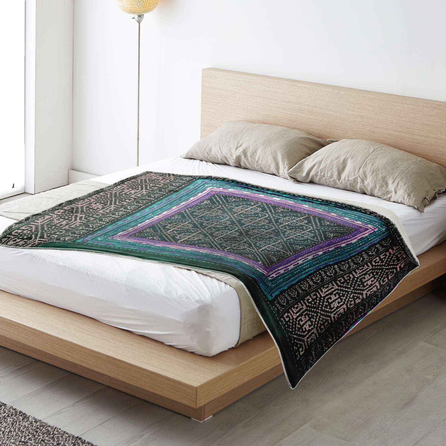 MIAO CULTURE 19TH-CENTURY DESIGN | Sherpa Fleece Blanket