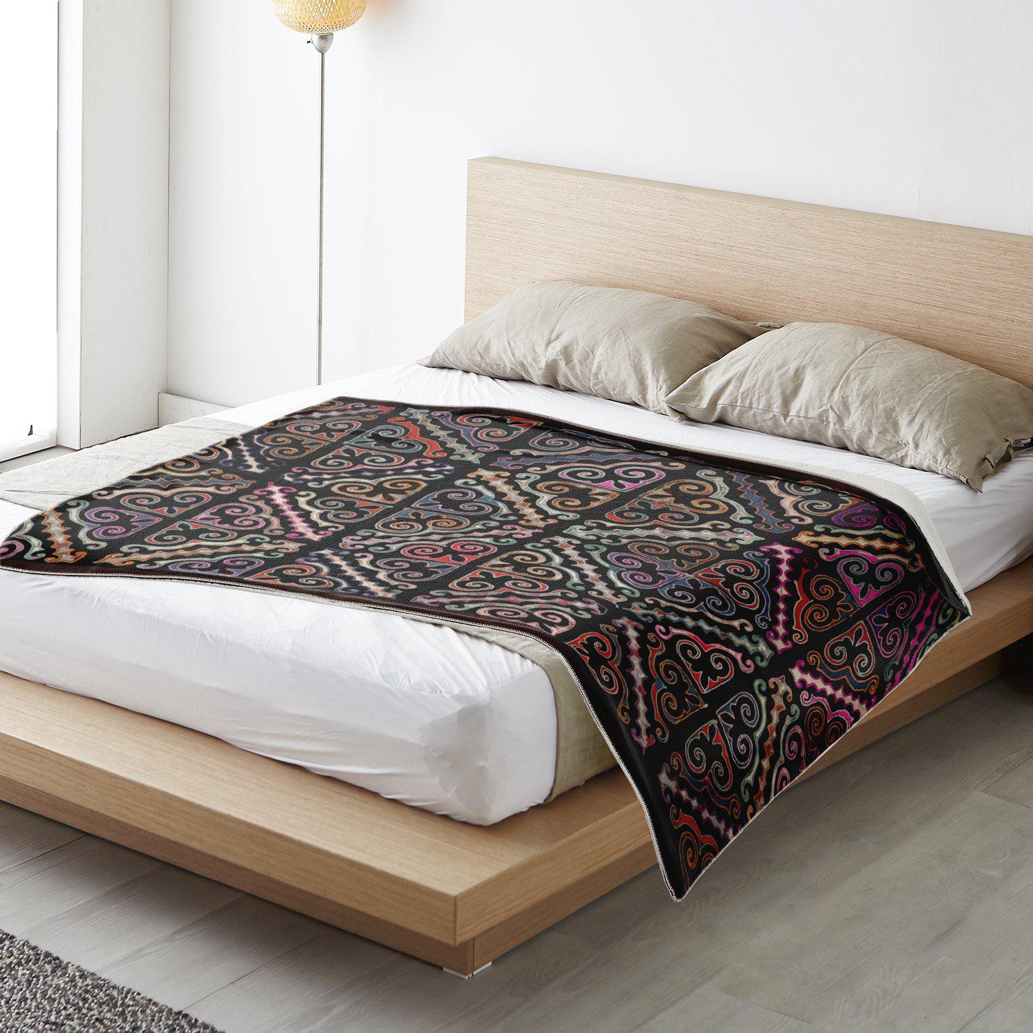 MIAO CULTURE 19TH-CENTURY DESIGN | Sherpa Fleece Blanket