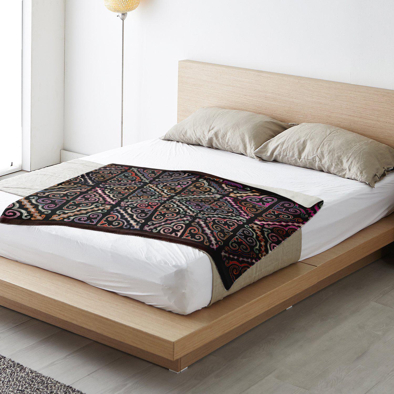 MIAO CULTURE 19TH-CENTURY DESIGN | Sherpa Fleece Blanket