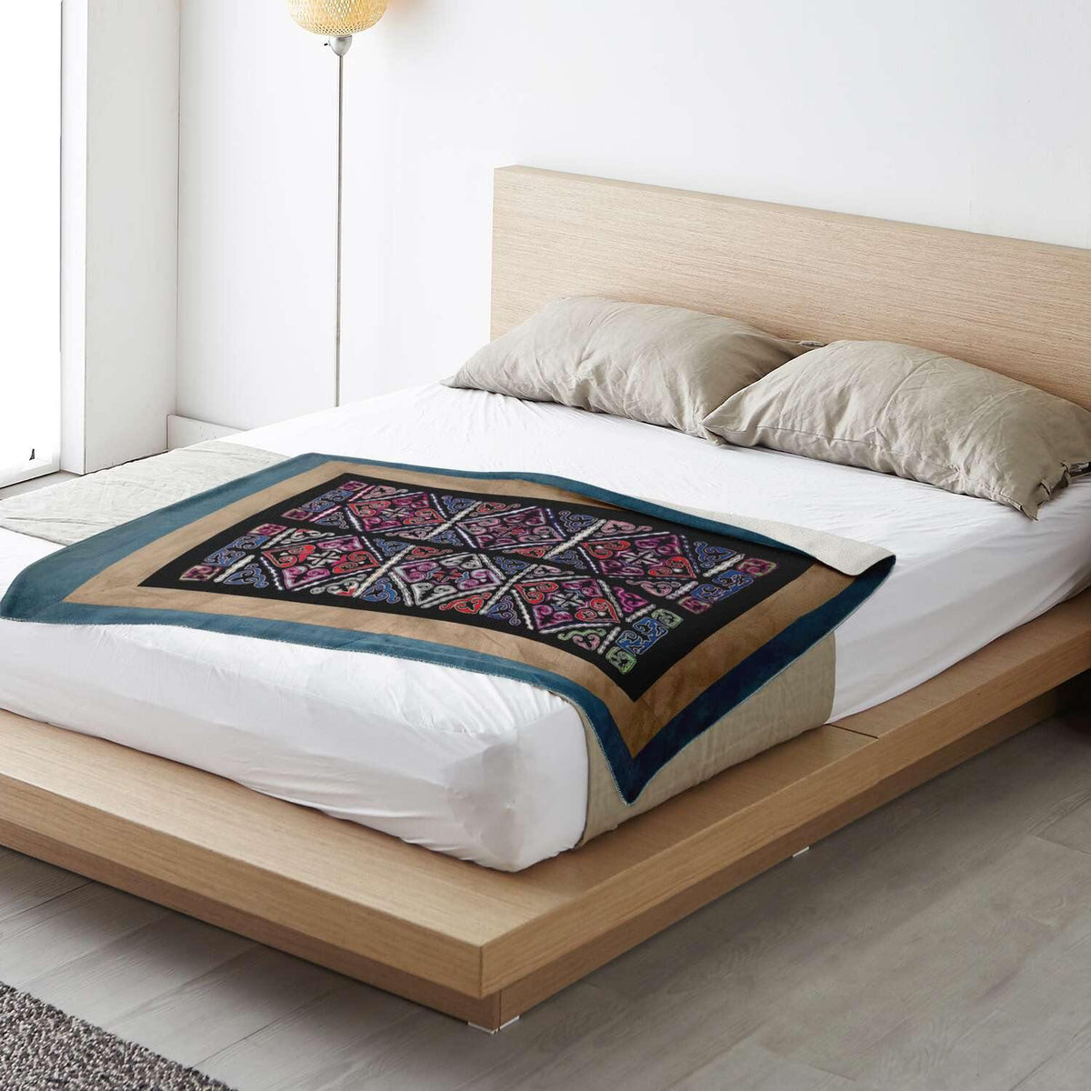 MIAO CULTURE 19TH-CENTURY DESIGN | Sherpa Fleece Blanket