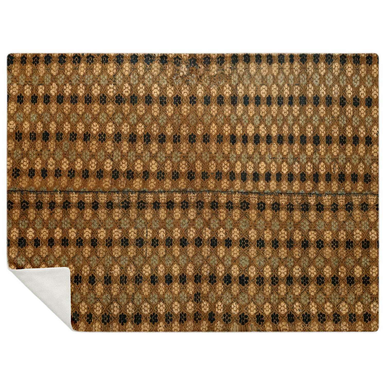 Sherpa Fleece Blanket MIAO CULTURE 19TH-CENTURY DESIGN | Sherpa Fleece Blanket