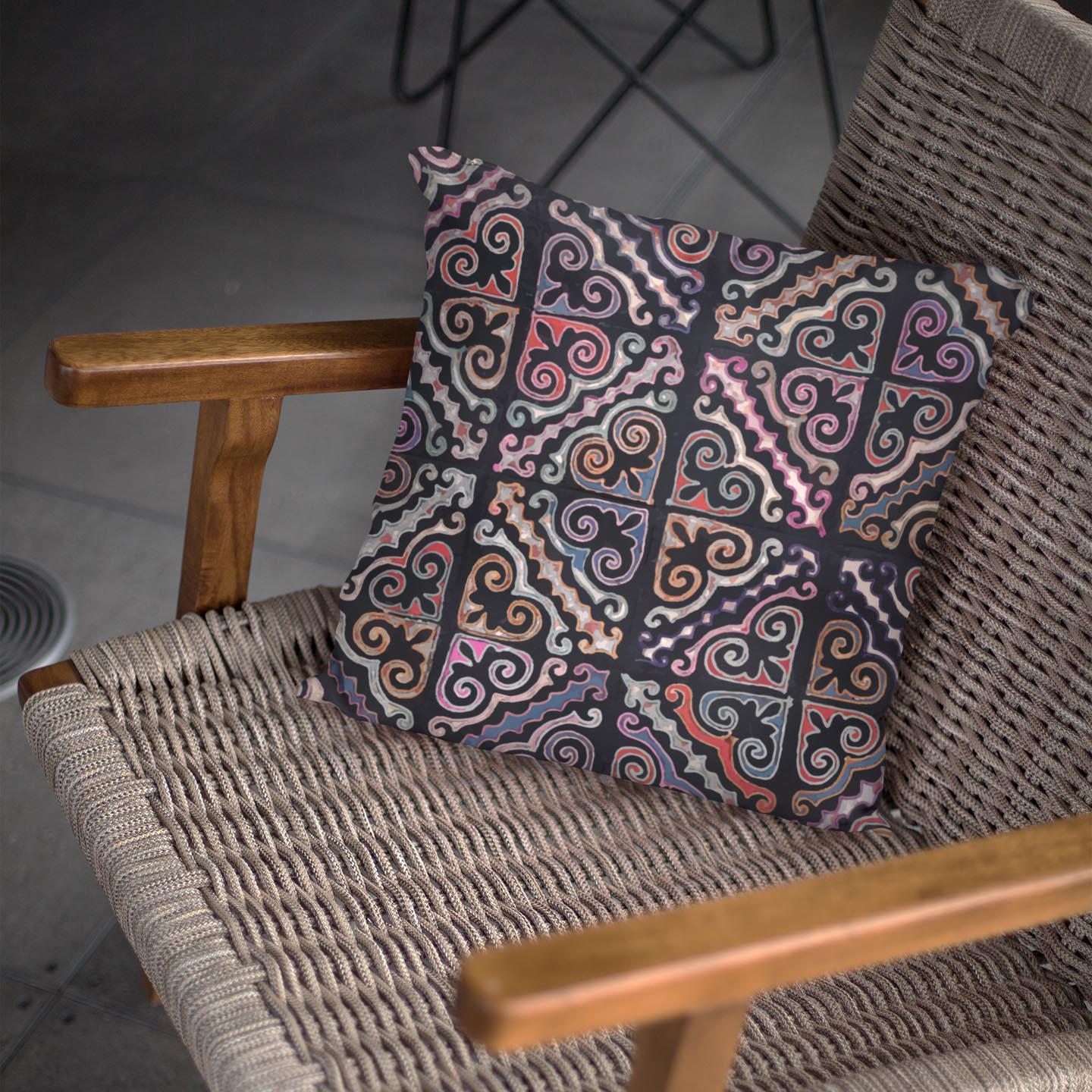 Miao Culture Inspired Tribal Pillow | Various Sizes