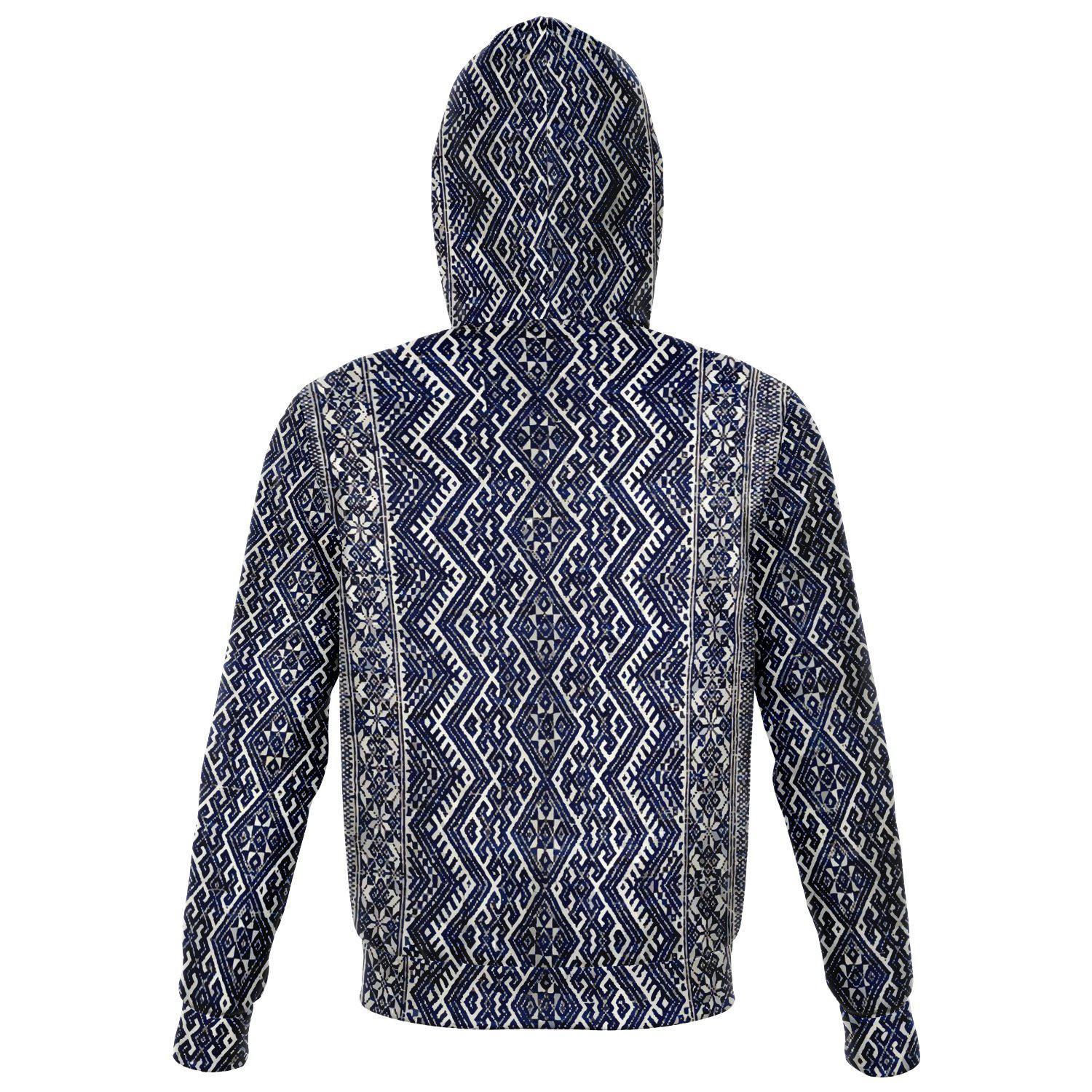 Tribal Hoodie Miao Culture Traditional | Unisex Tribal Hoodie