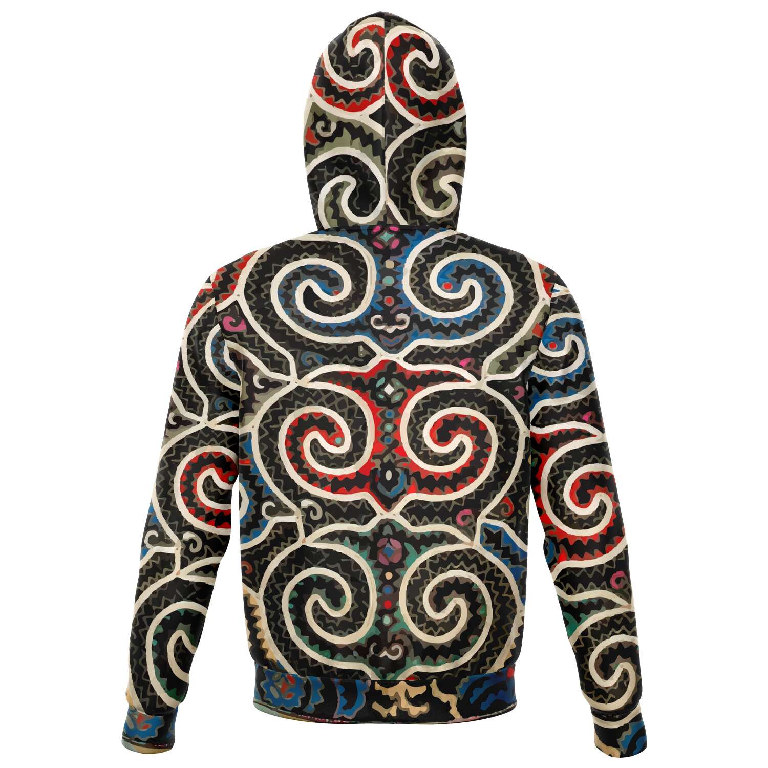 Tribal Hoodie Miao Culture Traditional | Unisex Tribal Hoodie