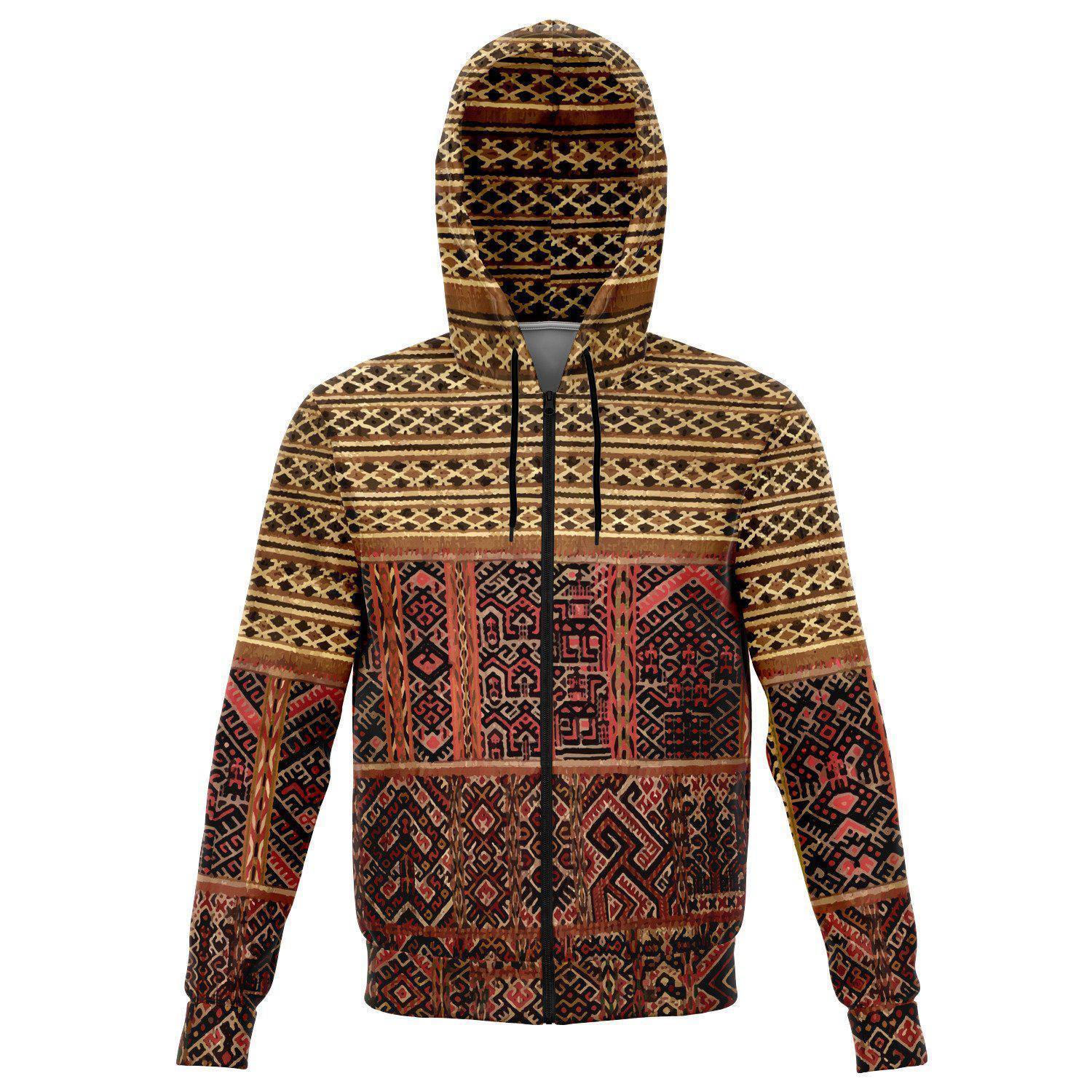 Tribal Hoodie XS Miao Culture Traditional | Unisex Tribal Hoodie