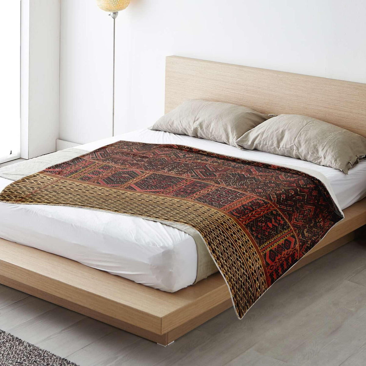 MIAO CULTURE TRADITIONAL WOVEN DESIGN | Sherpa Fleece Blanket