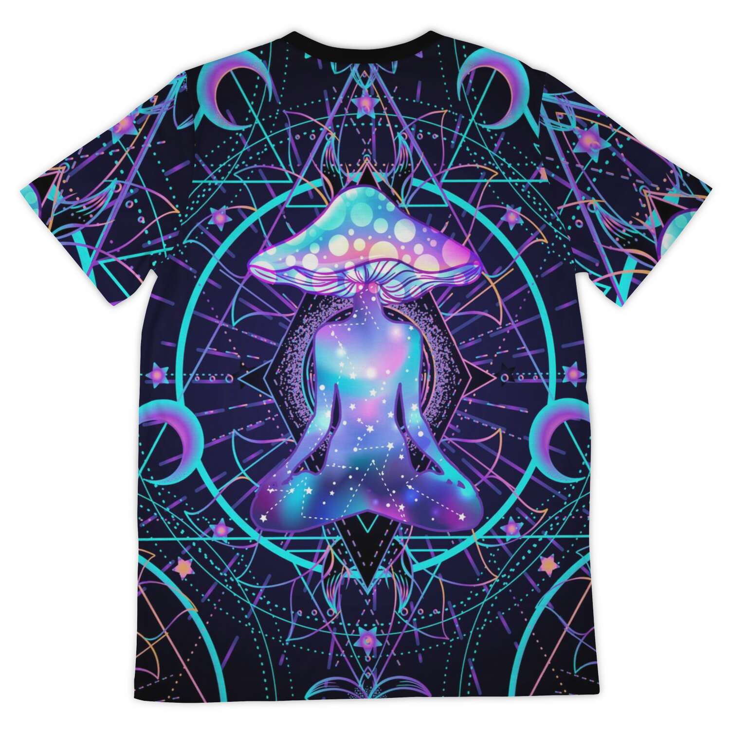 AOP T-Shirt XS Mycelium Tendrils  Trippy T-Shirt