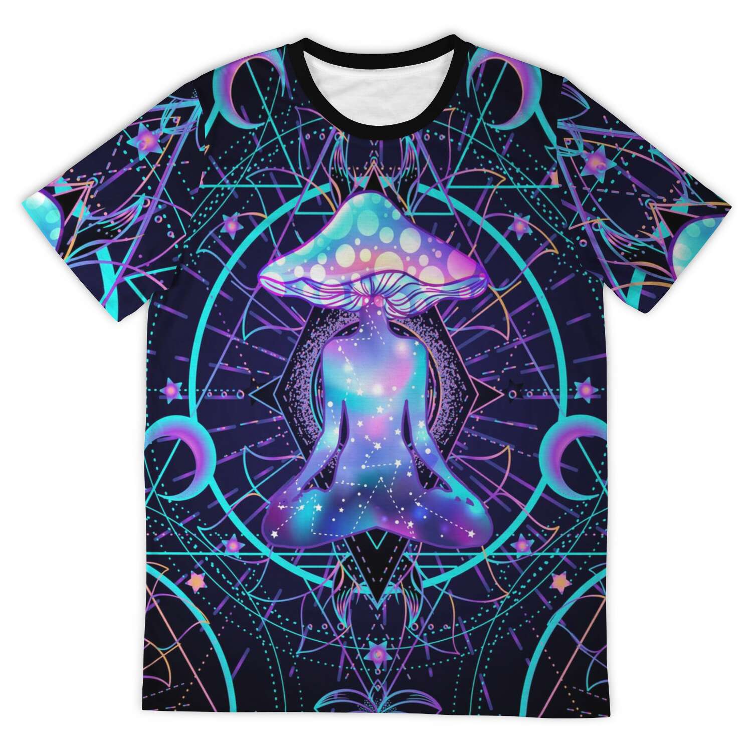AOP T-Shirt XS Mycelium Tendrils  Trippy T-Shirt
