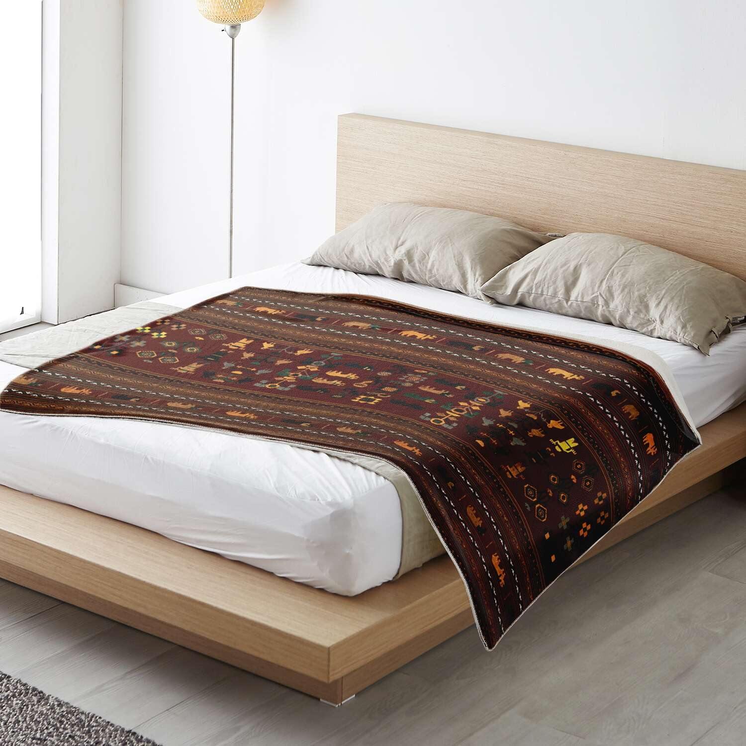Naga Culture Traditional Design (India) | Sherpa Fleece Blanket