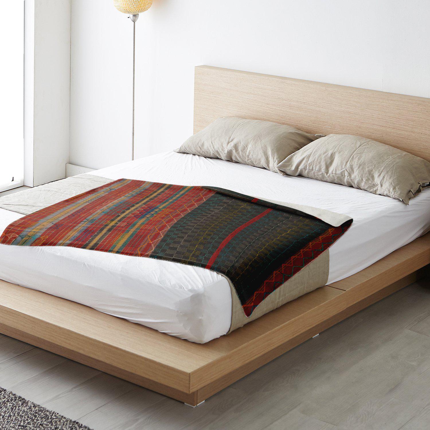 NUPE CEREMONIAL-CLOTH DESIGN | Sherpa Fleece Blanket