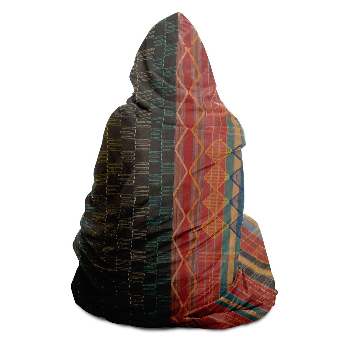 Nupe Ceremonial-Cloth Hooded Blanket