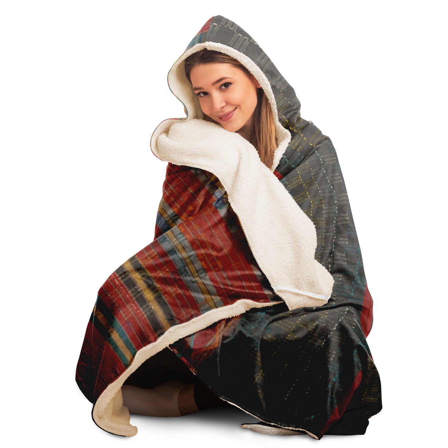 Nupe Ceremonial-Cloth Hooded Blanket