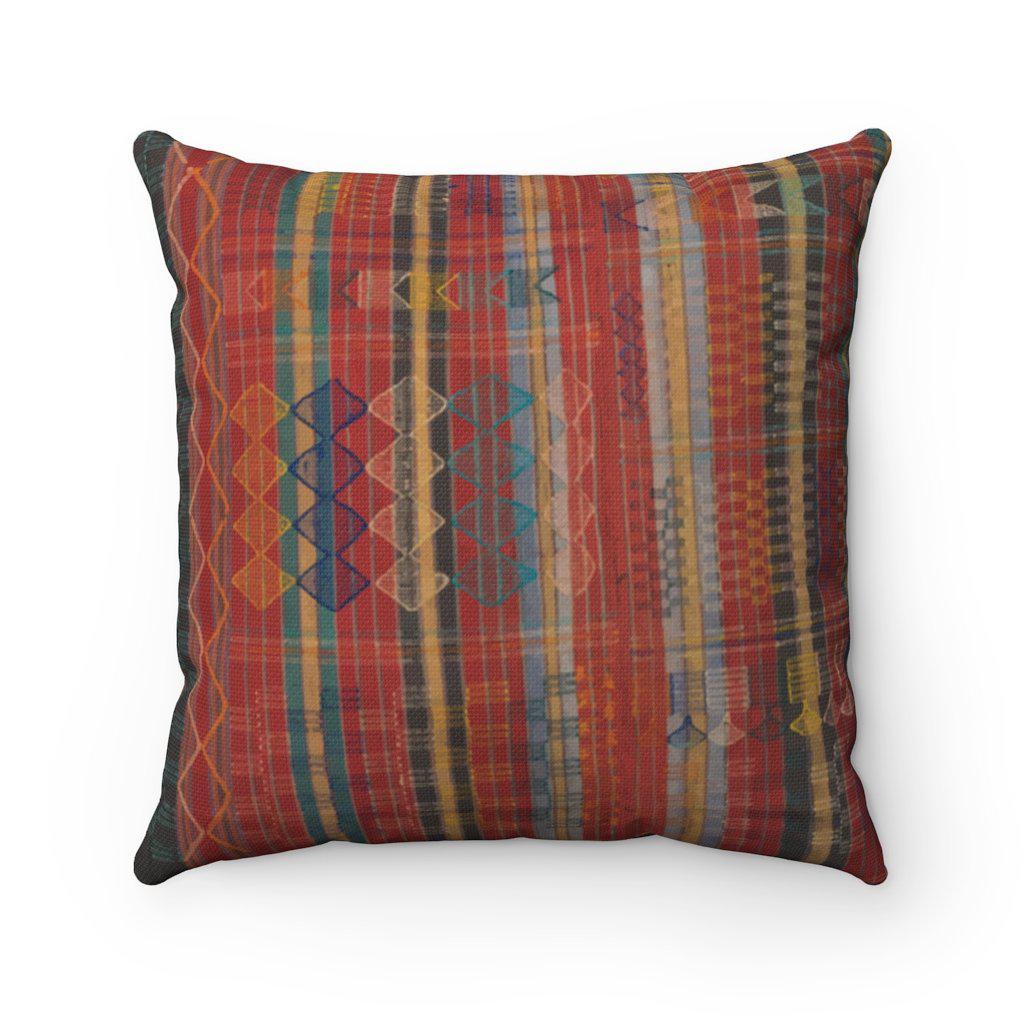 Tribal Pillow 20" x 20" Nupe-Tribe Inspired African Tribal Pillows | Throw Pillows