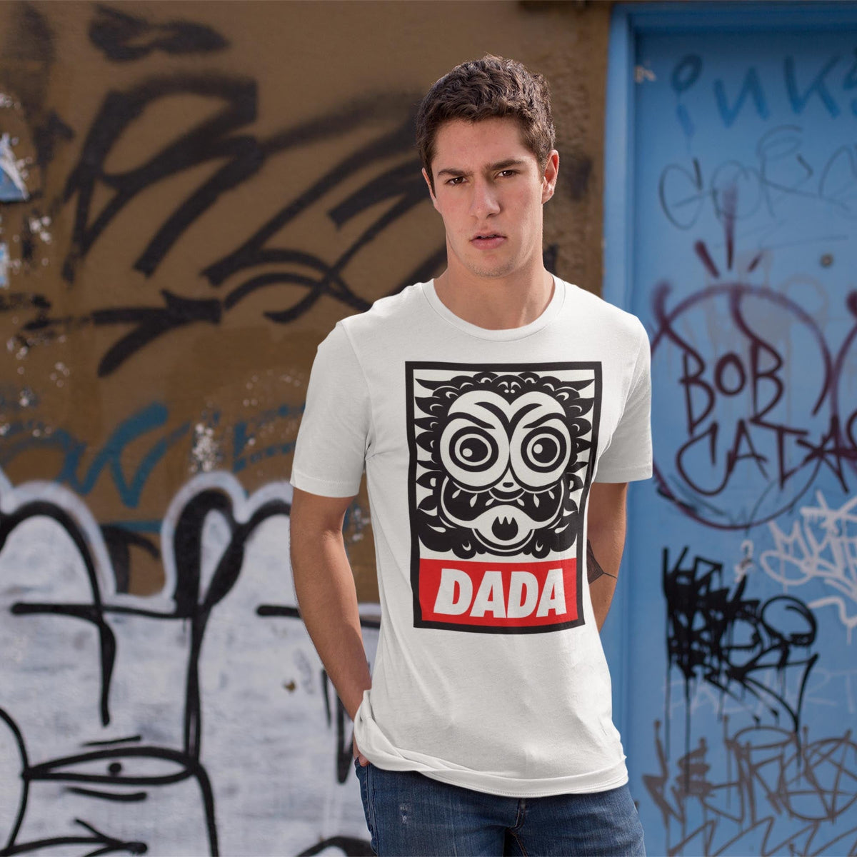 Obey DADA | Andre the Giant Propaganda | Non-Conformity Streetwear | Surrealism Avant Garde Graphic Art T-Shirt
