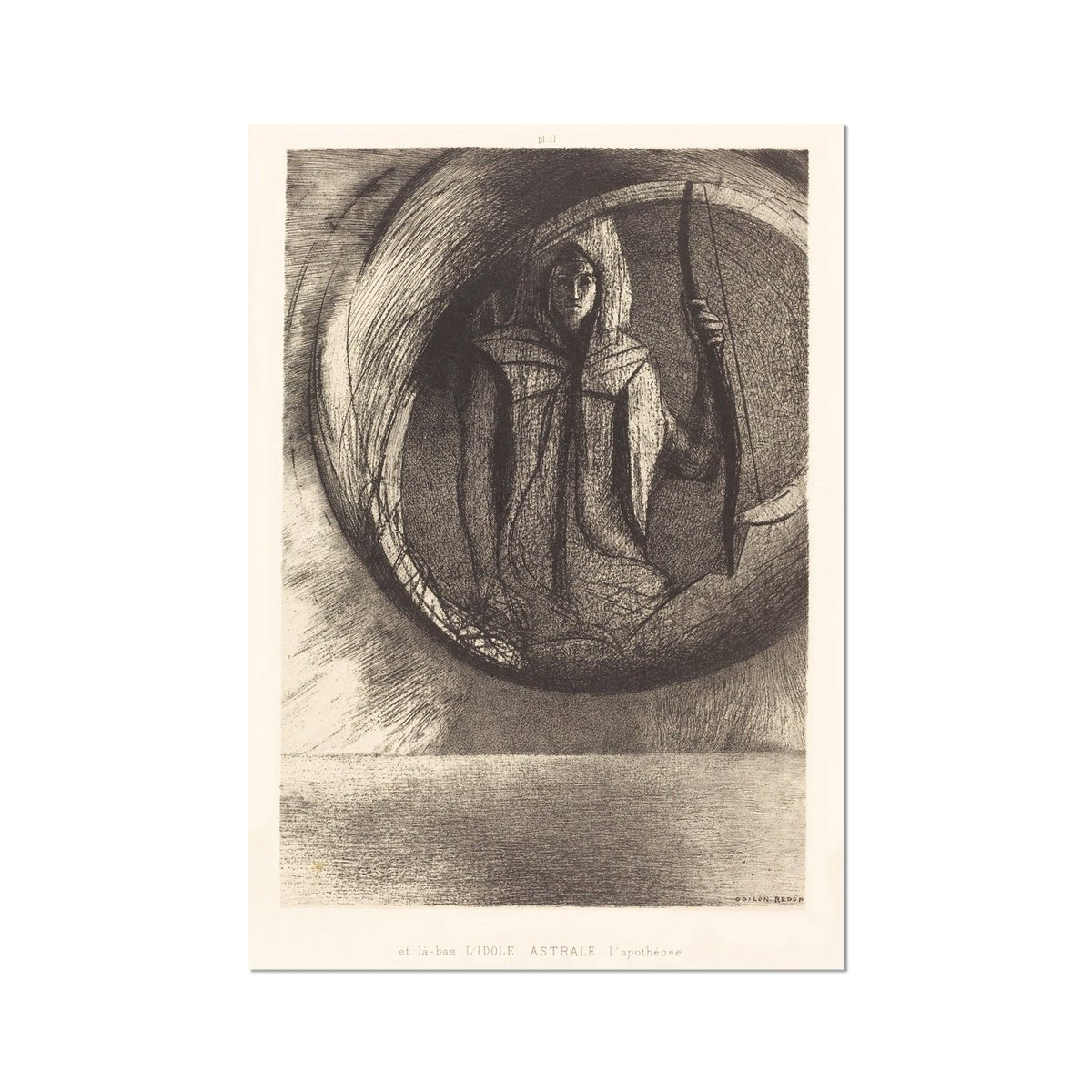 Odilon Redon And Beyond, the Astral Idol, the Apotheosis Fine Art Print