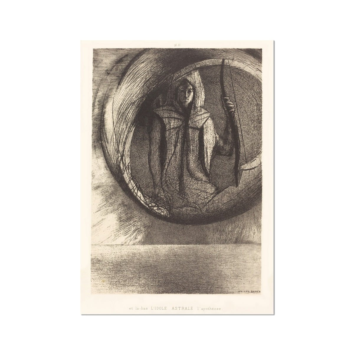 giclee Odilon Redon And Beyond, the Astral Idol, the Apotheosis Fine Art Print