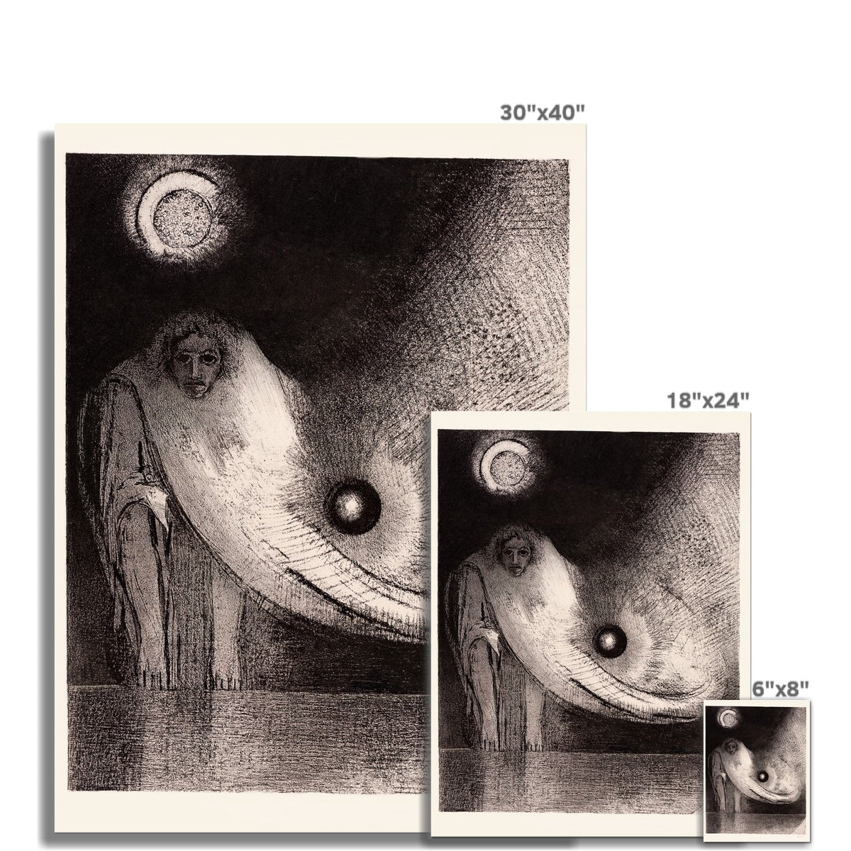 Odilon Redon The Buddha Giclée Vintage Fine Art Print