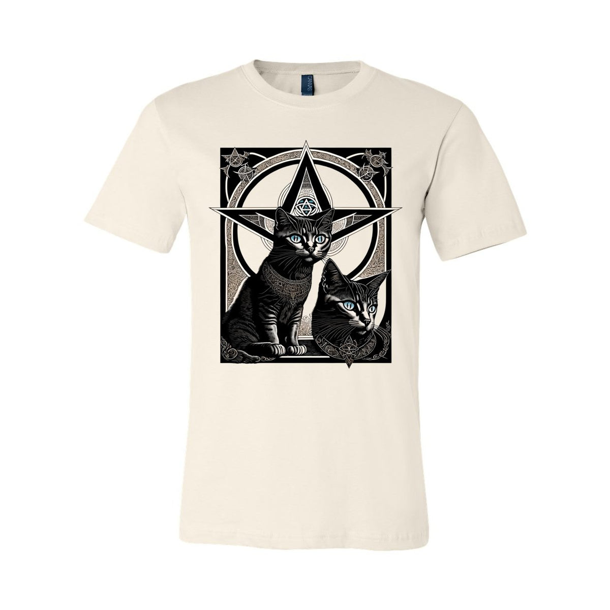 Pagan & Wiccan Kittens | Magical Druid Cats | Nature Spirituality, Earth and Sky | Pet Lover Wisdom Healing Graphic Art T-Shirt