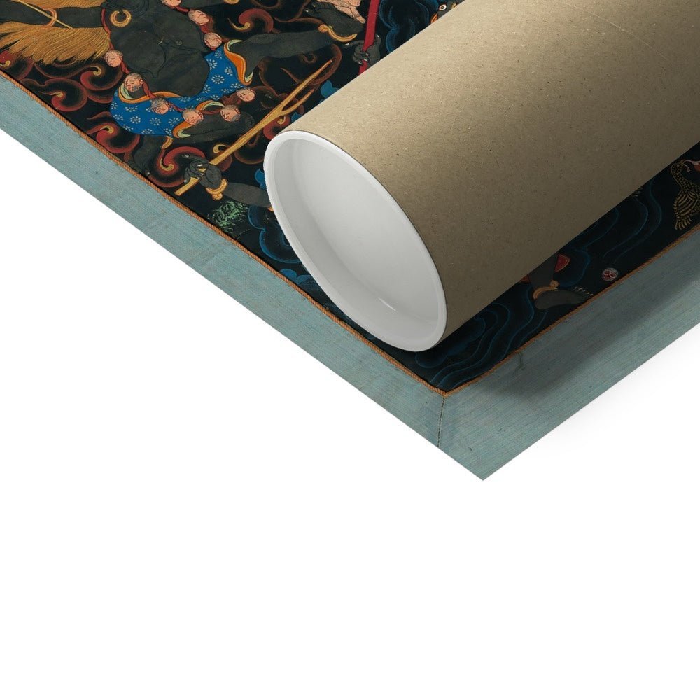 Palden Lhamo ("Glorious Goddess") Giclée Tibetan Buddhist Nepal Deity Feminist Thangka Vajrayana Vintage Fine Art Print