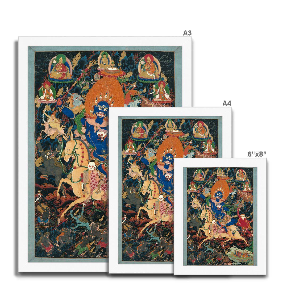 Framed Print Palden Lhamo ("Glorious Goddess") | Tibetan Framed Print