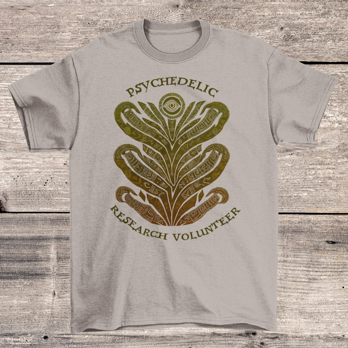 Psychedelic Research Volunteer, Magic Mushrooms, Psychedelic Therapy Mental Health Graphic Art T-Shirt
