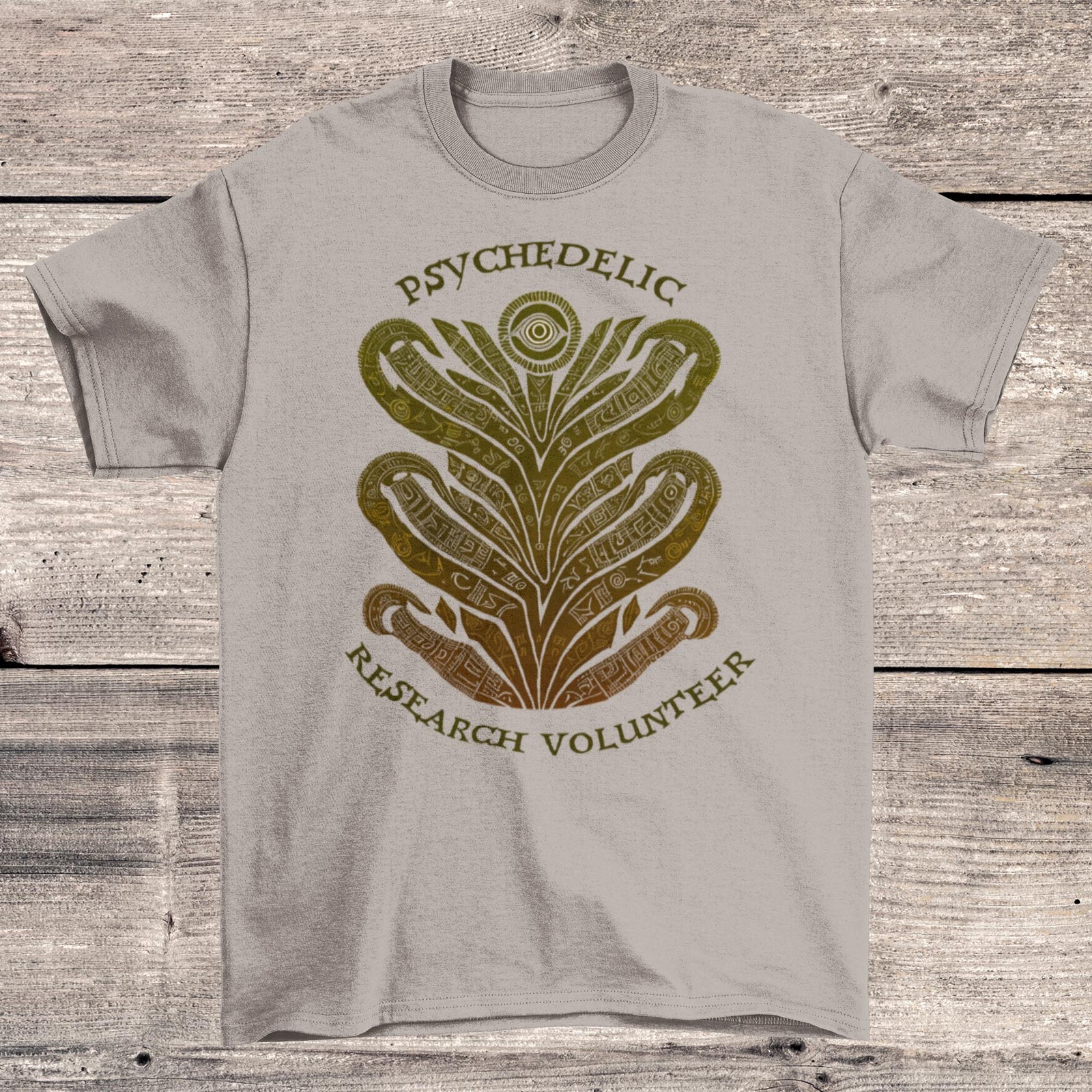 Psychedelic Research Volunteer, Magic Mushrooms, Psychedelic Therapy Mental Health Graphic Art T-Shirt
