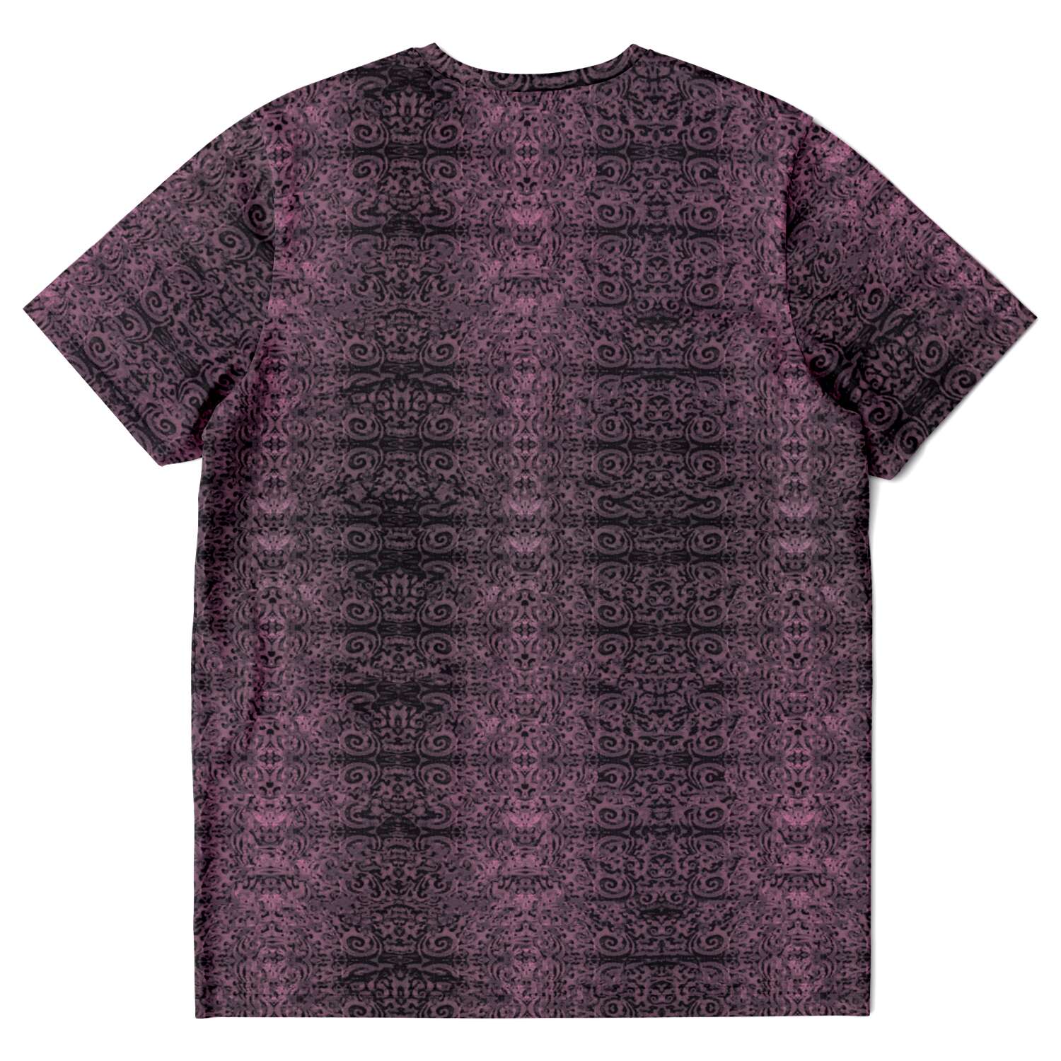 AOP T-Shirt Purple & Black, Trippy, Rave, EDM, Festival, Psychedelic Psy AOP Graphic Art Tee T-Shirt