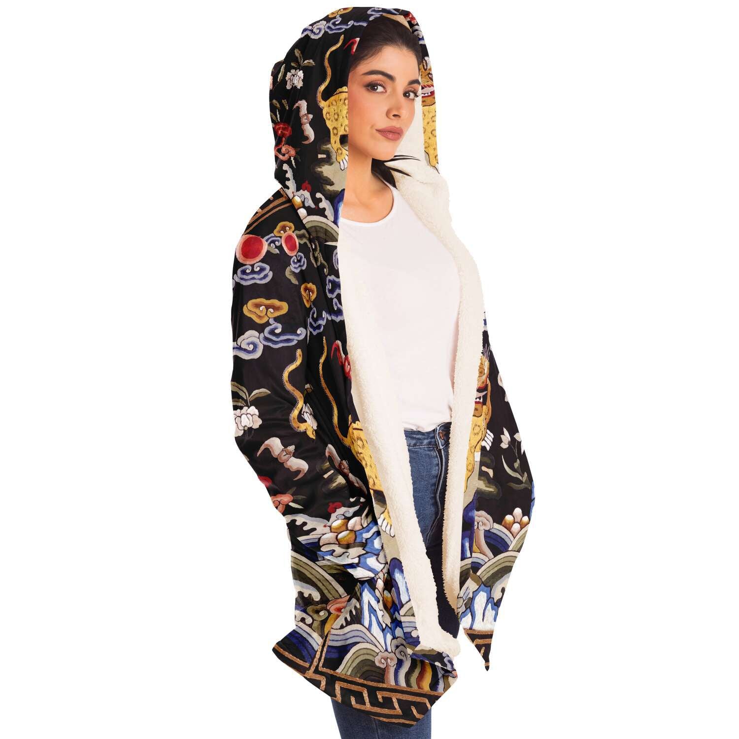 QING DYNASTY SILK Style Unisex  Dream Cloak