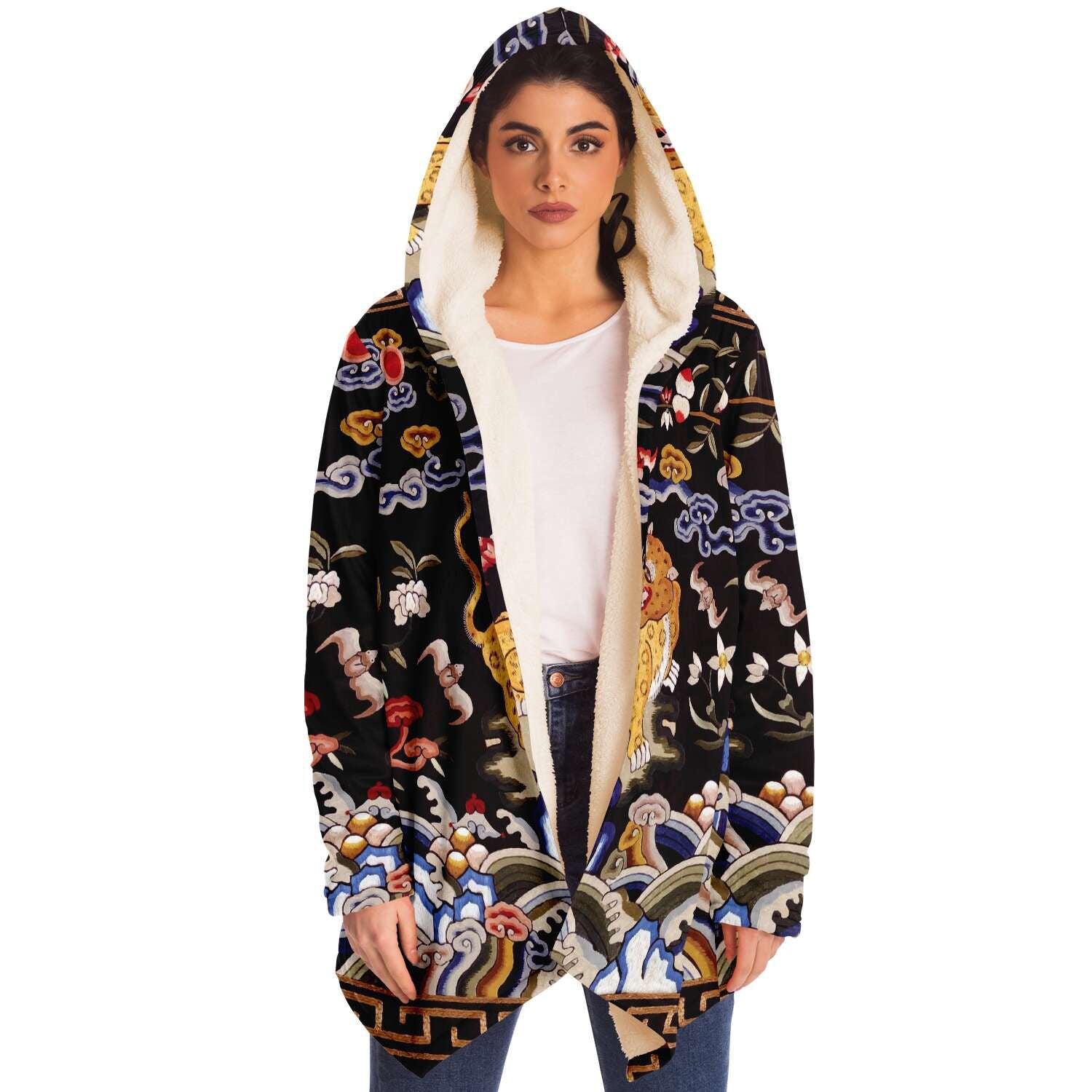 QING DYNASTY SILK Style Unisex  Dream Cloak