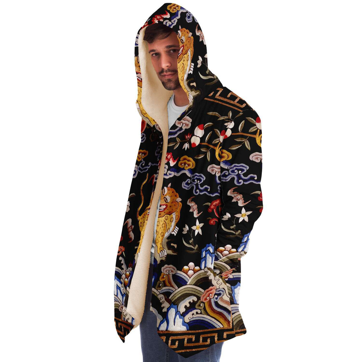 QING DYNASTY SILK Style Unisex  Dream Cloak