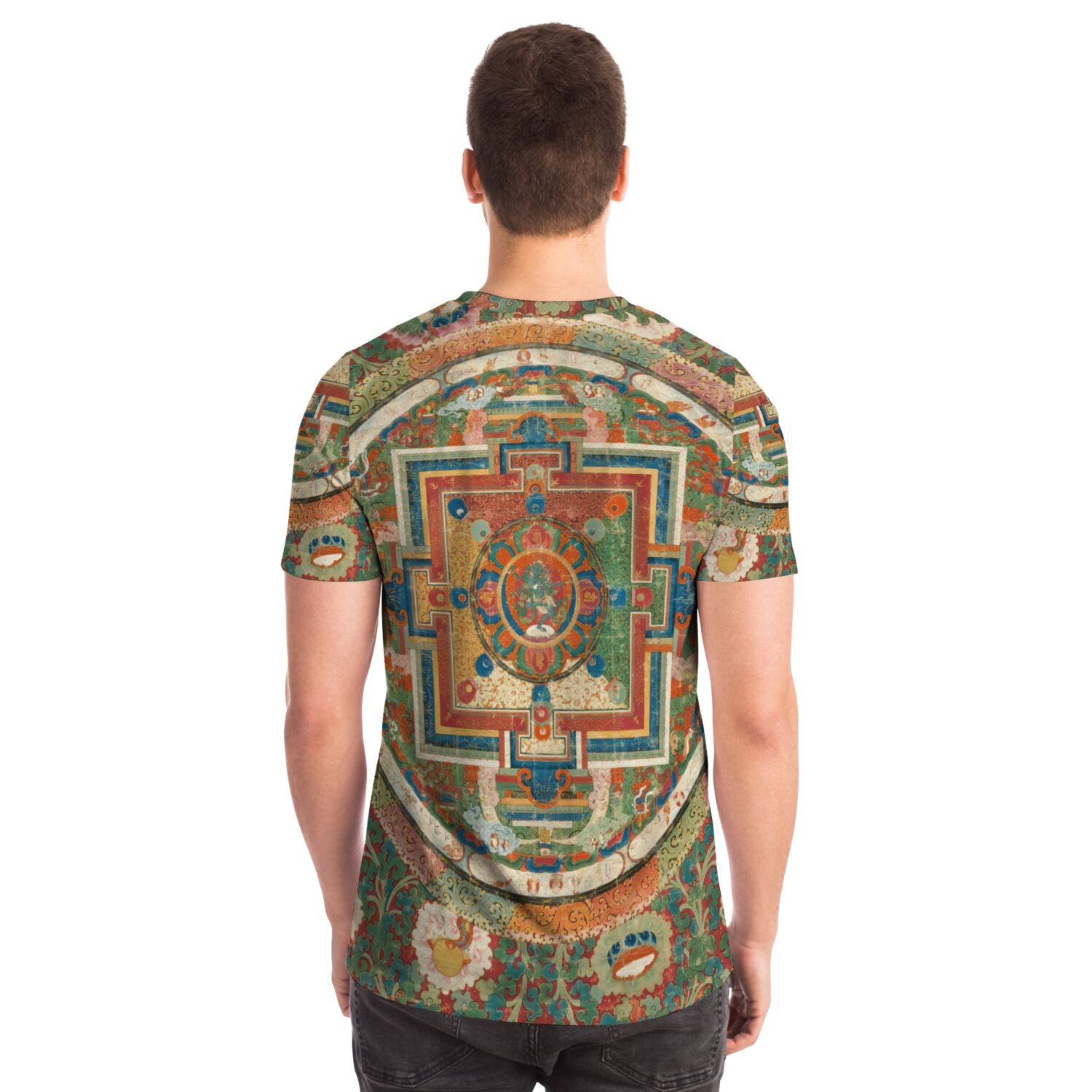 Rare Tibetan Vajra Nairatmya Mandala | Buddhist Sacred Enlightened Mind Meditation Apparel | Graphic Art T-Shirt