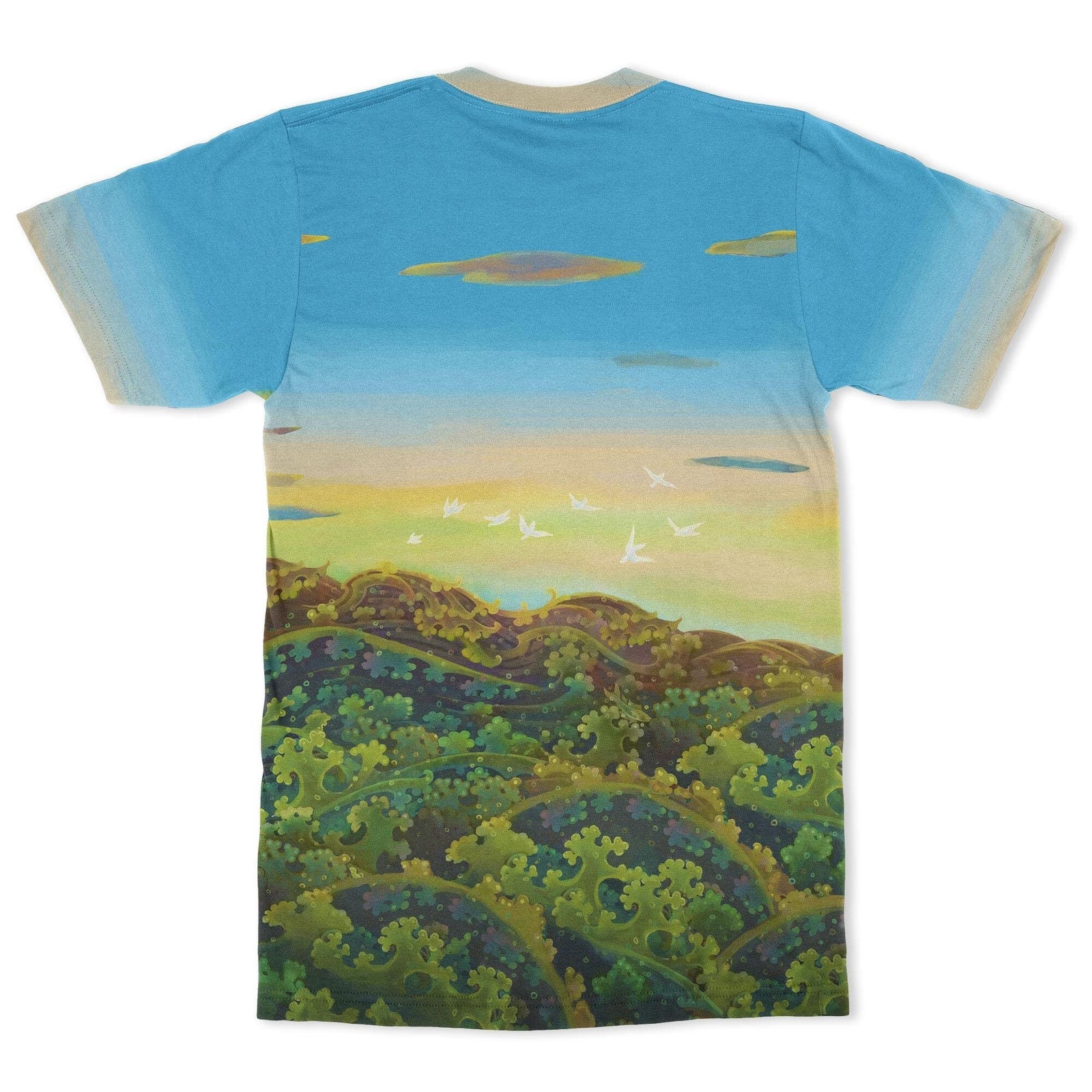 Sativa Bodhisattva Kundalini Cannabis Buddhist 420 Weed Herb Ganja Zen Trippy T-Shirt