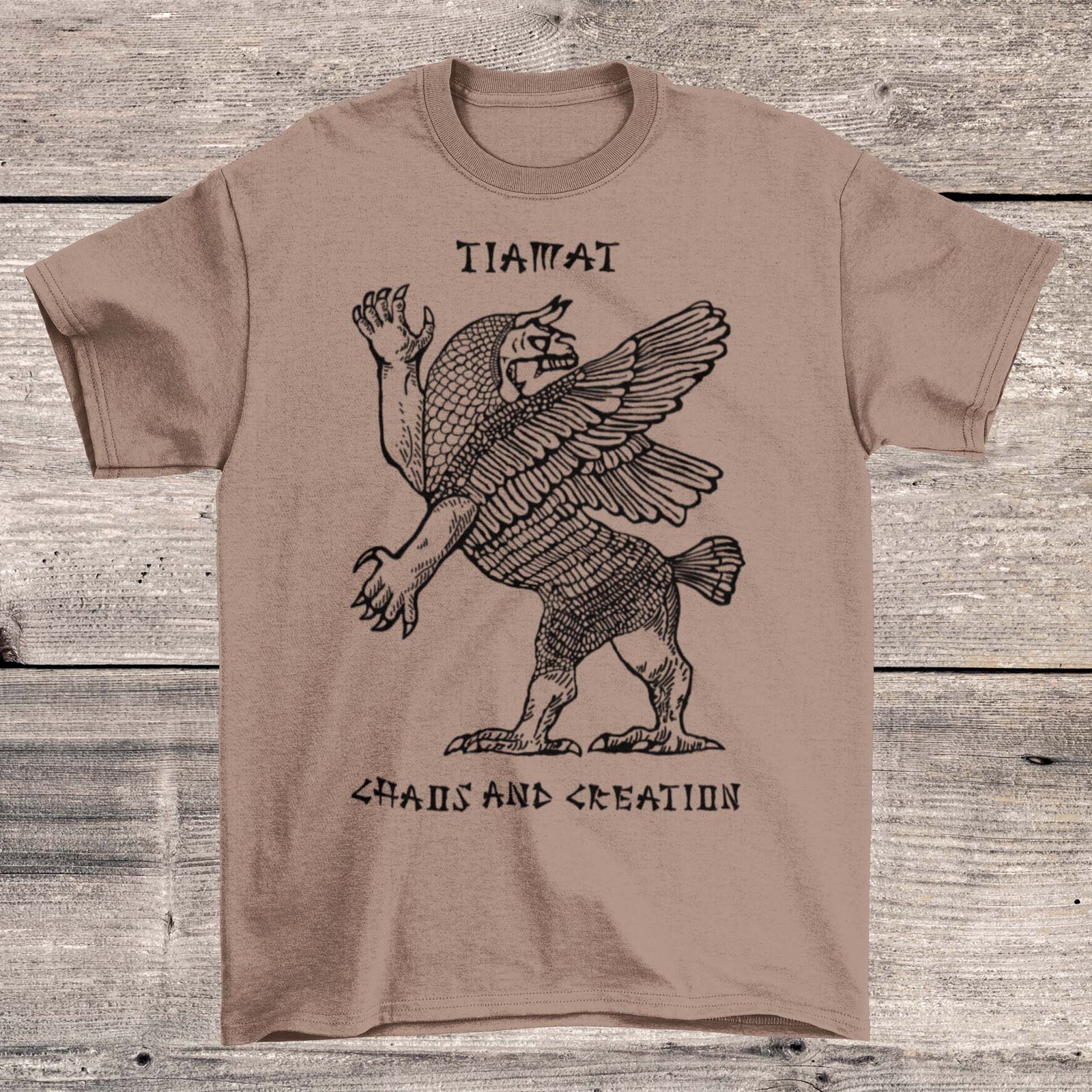 Tiamat: Chaos Creation Goddess | Ancient Babylonian, Sumerian, Mesopotamian Anunnaki Sitchen Graphic Art T-Shirt