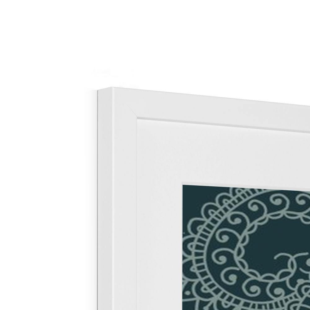 Sensimilla Mudra | Sacred Wall Art | Trippy Marijuana Wall Decor | Colorful Cannabis Lover 420 Gift | Weed Wall Art, Framed Art Print