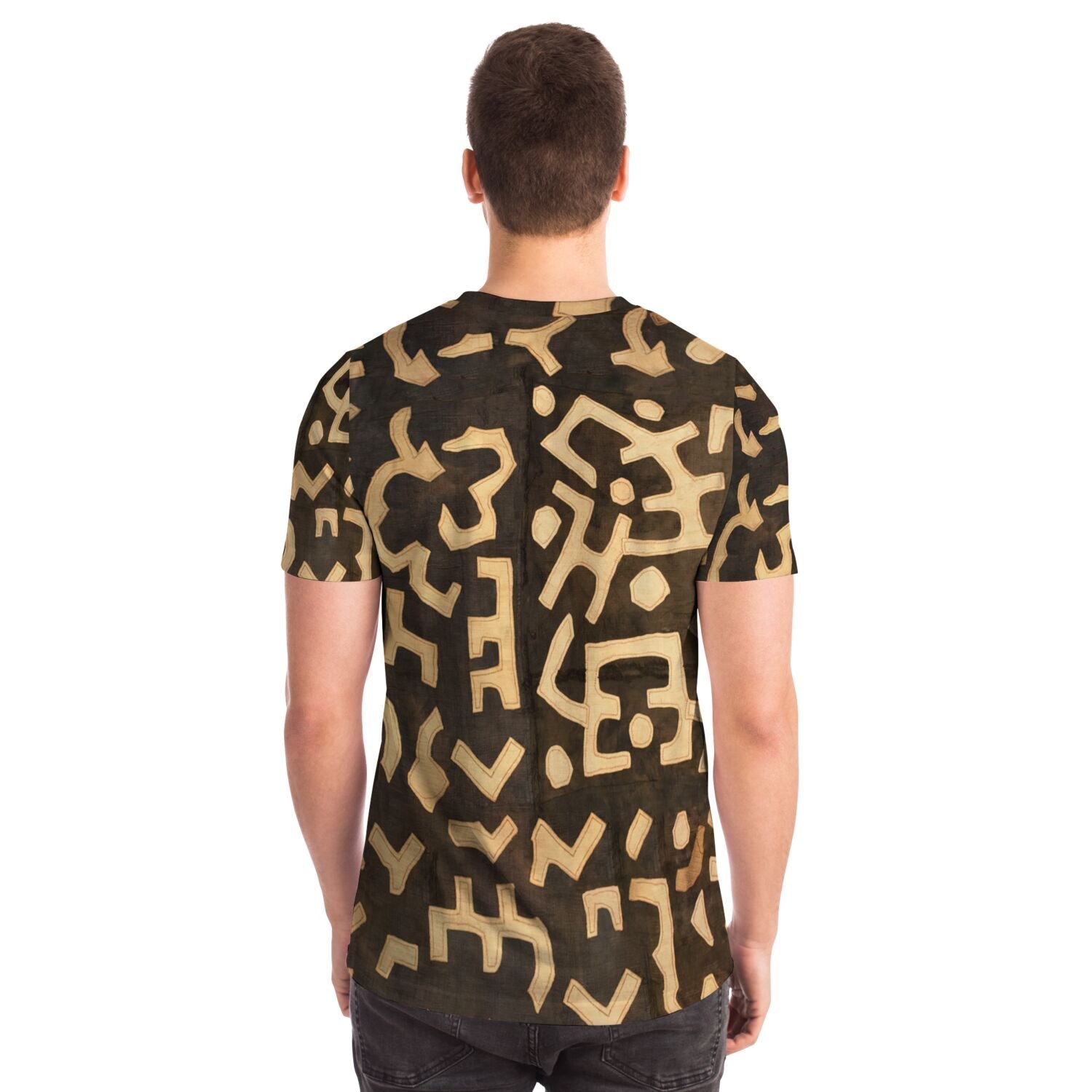 Shamanic Kuba Cloth Traditional Textile | African Spirituality and Sacred Ritual | Graphic Art T-Shirt