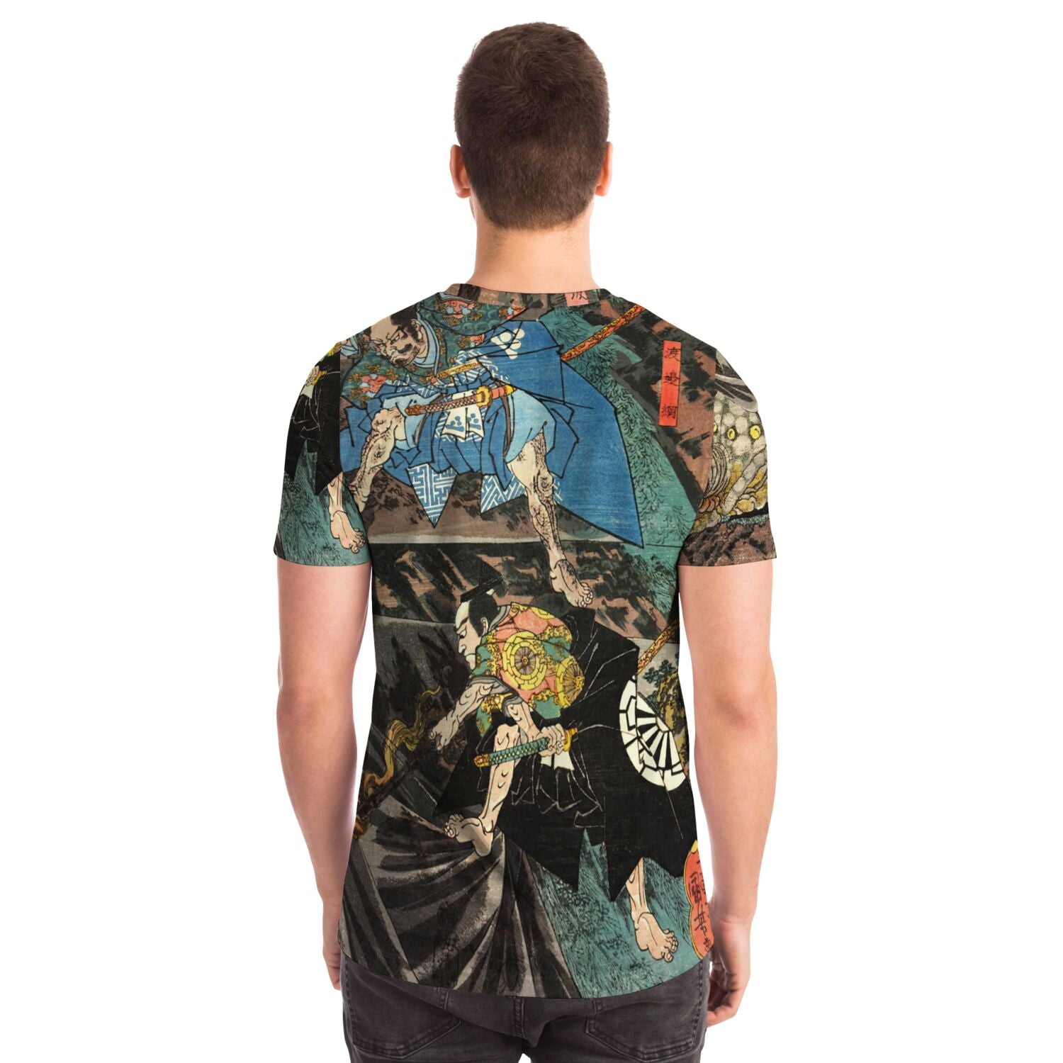 Shape-Shifting Demon, Tsuchigumo the Earth Spider fights Raiko | Kuniyoshi Graphic Art T-Shirt