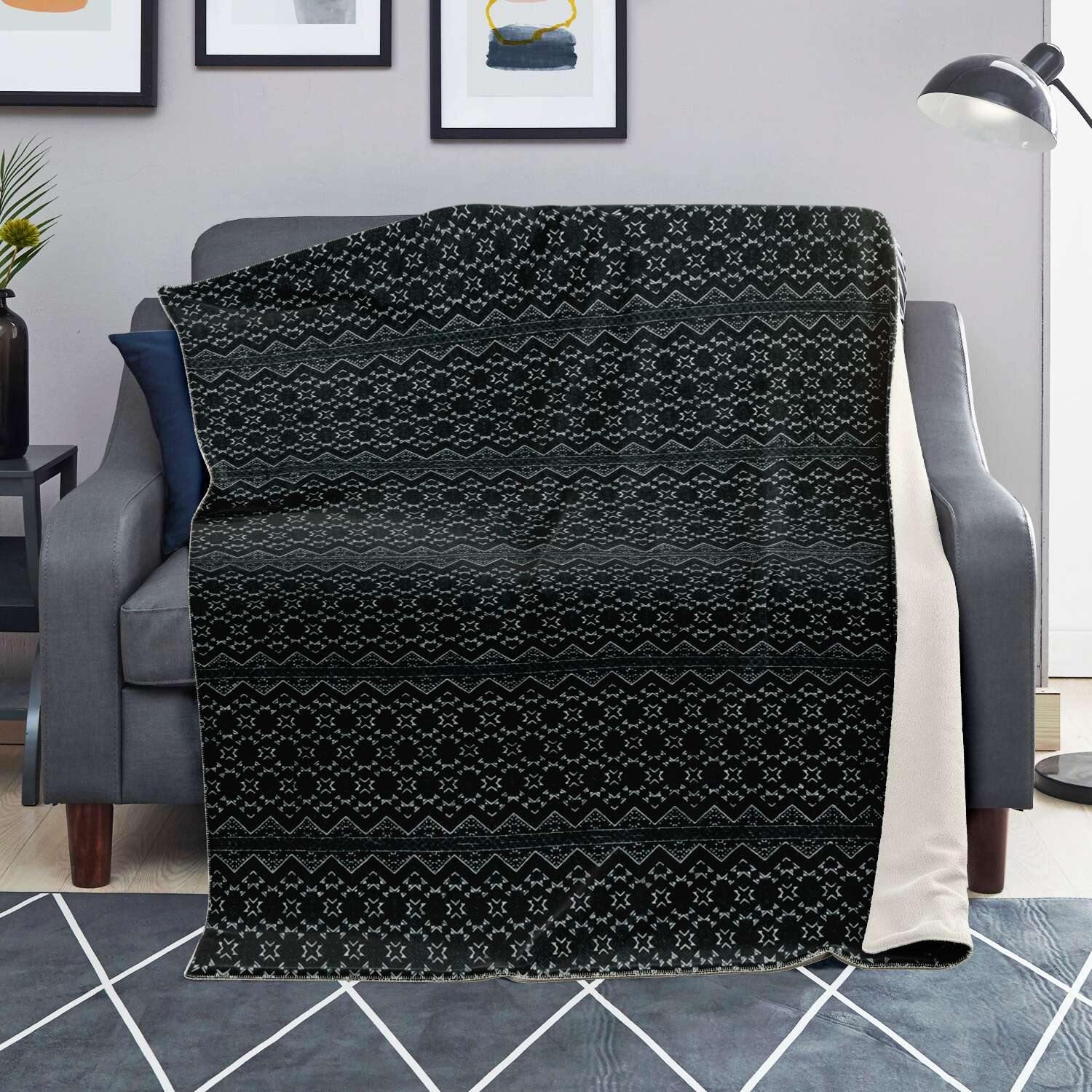 Premium Microfleece Blanket - AOP Sherpa Fleece Blanket