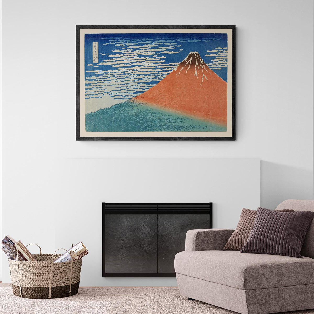 South Wind, Clear Sky (Katsushika Hokusai) Ukiyo-e Giclée Fine Art Print