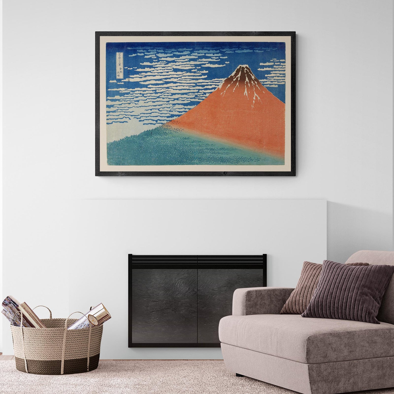 South Wind, Clear Sky (Katsushika Hokusai) Ukiyo-e Giclée Fine Art Print