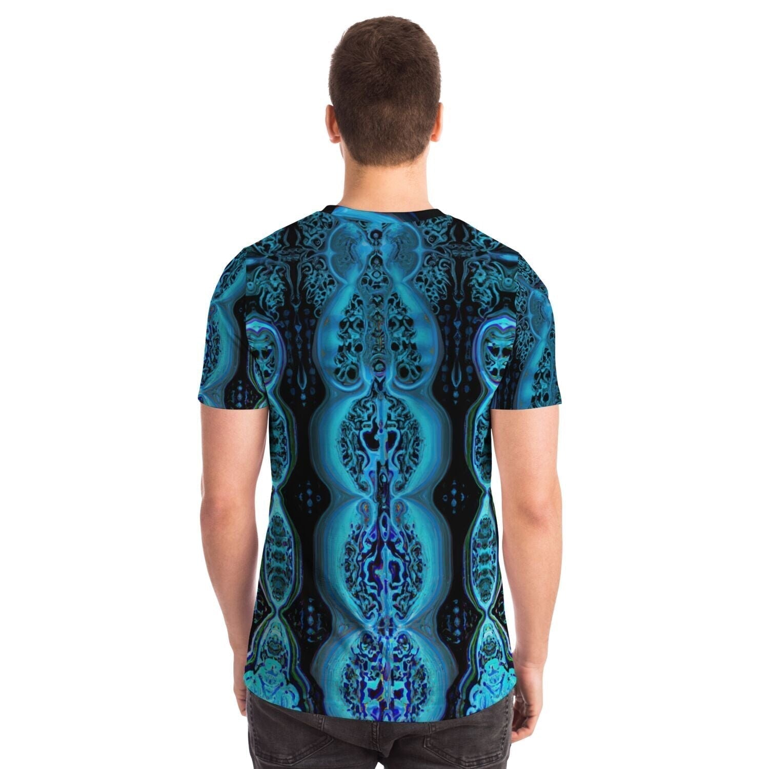 Stoned Ape Theory | Psychedelic Evolution | DMT, LSD, Ayahuasca, McKenna | Trippy Digital Art T-Shirt