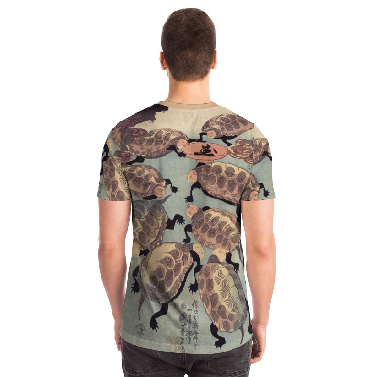Strange and Marvelous Turtles of Happiness | Kuniyoshi Ukiyo-E Kawai Tortoise Graphic Art T-Shirt