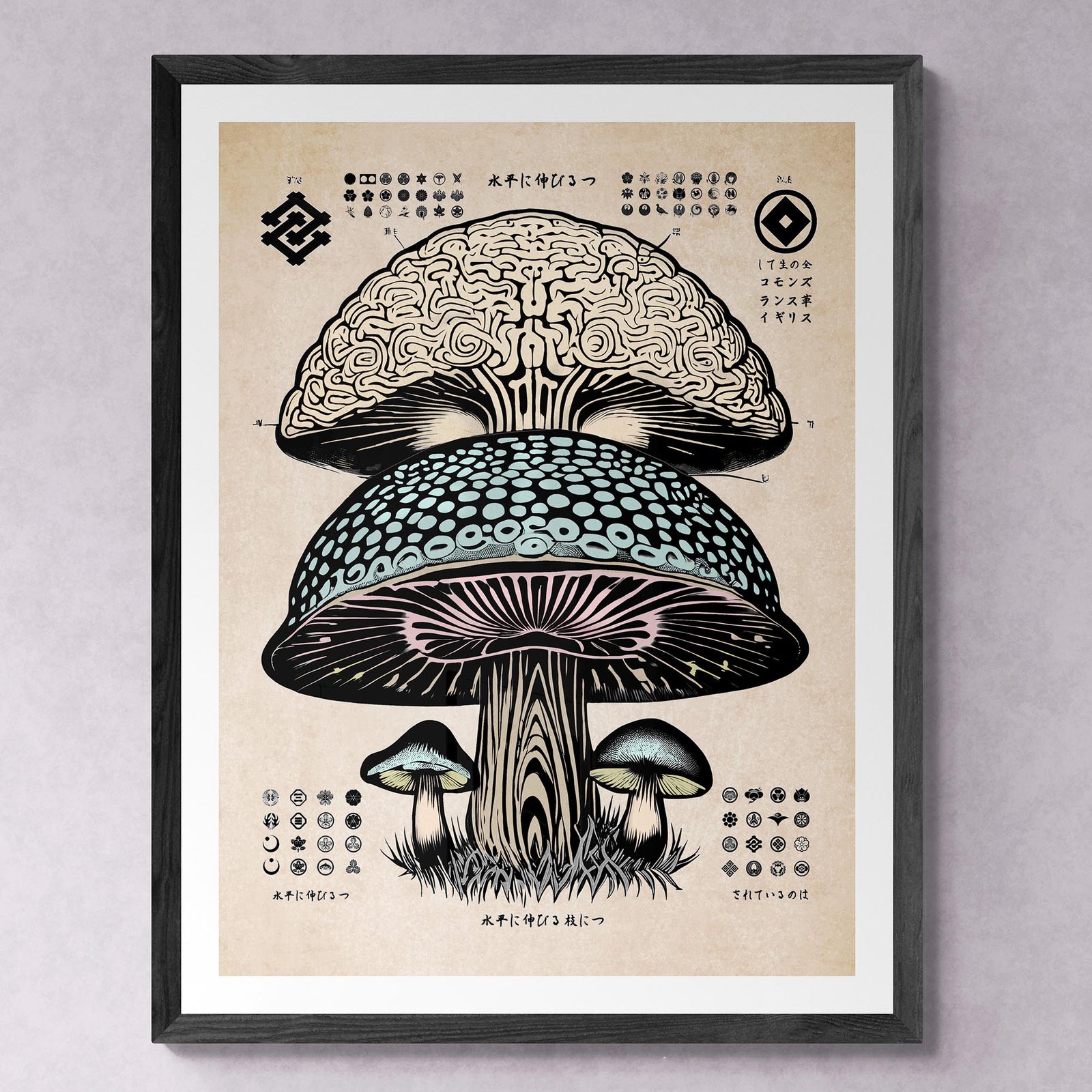 Fine art Mushroom Brain Fine Art Print